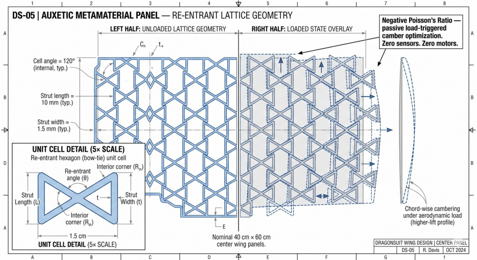DS-06 anisotropic washout weave engineering drawing